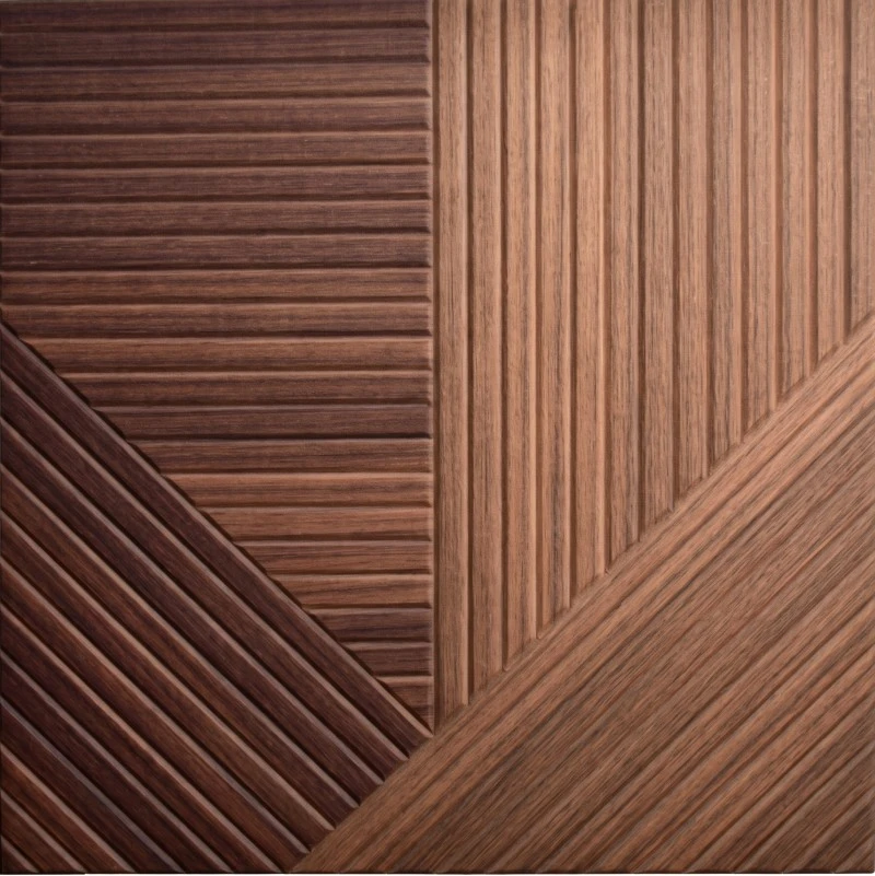 Wonear Boutique Hotel Multi-Tone linjär trä akustisk panel Wonear Boutique Hotel Multi-Tone linjär trä akustisk panel