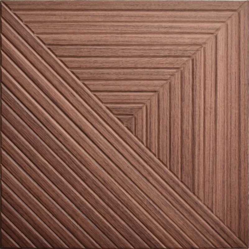 Wonear Luxury Residence inramad diagonal akustikpanel i trä Wonear Luxury Residence inramad diagonal akustikpanel i trä
